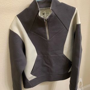SOLD FIGS NEOPRENE sweater NWT